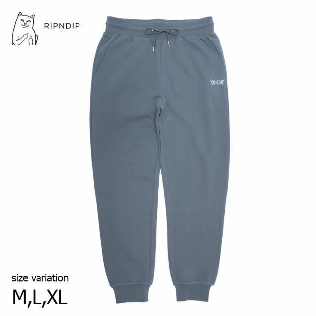 RIPNDIP Peek A Nerm Sweatpants Charcoal リップンディップ ボトム